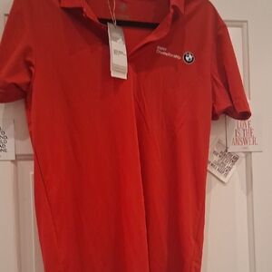 BMW Red Polo Shirt